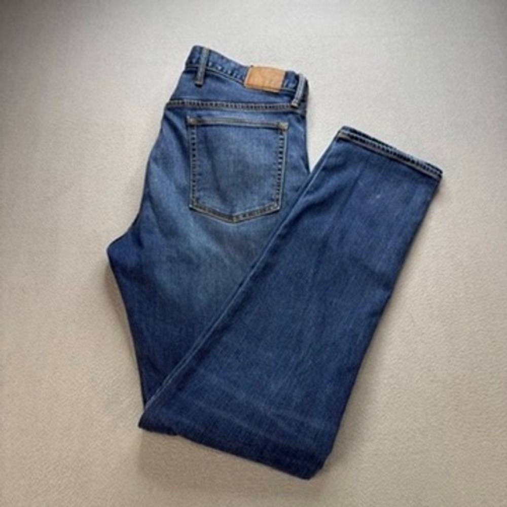 Gap Slim Fit Jeans Denim Pants 36x34‎ Blue Lyocell Blend Stretch Casual Classic